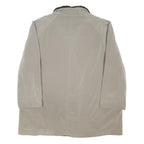 CLAUDE HARVEY Womens Grey Black Faux Fur Collar Jacket XL Polyester Blend Button