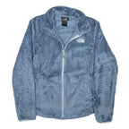 THE NORTH FACE Womens Blue Softshell Jacket S Polyester Blend Zip Lightweight