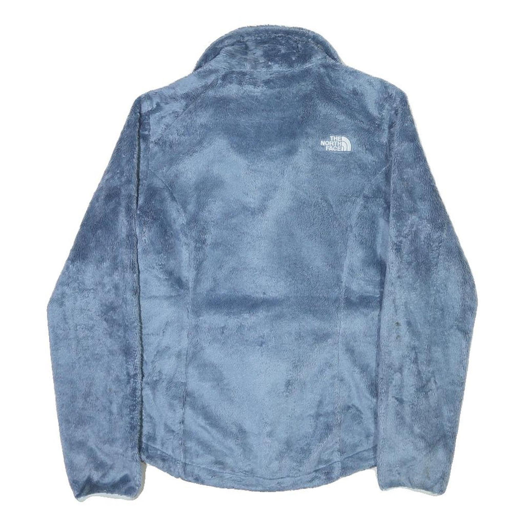 THE NORTH FACE Womens Blue Softshell Jacket S Polyester Blend Zip Lightweight