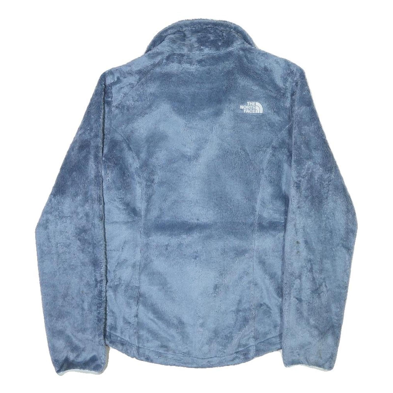 THE NORTH FACE Womens Blue Softshell Jacket S Polyester Blend Zip Lightweight