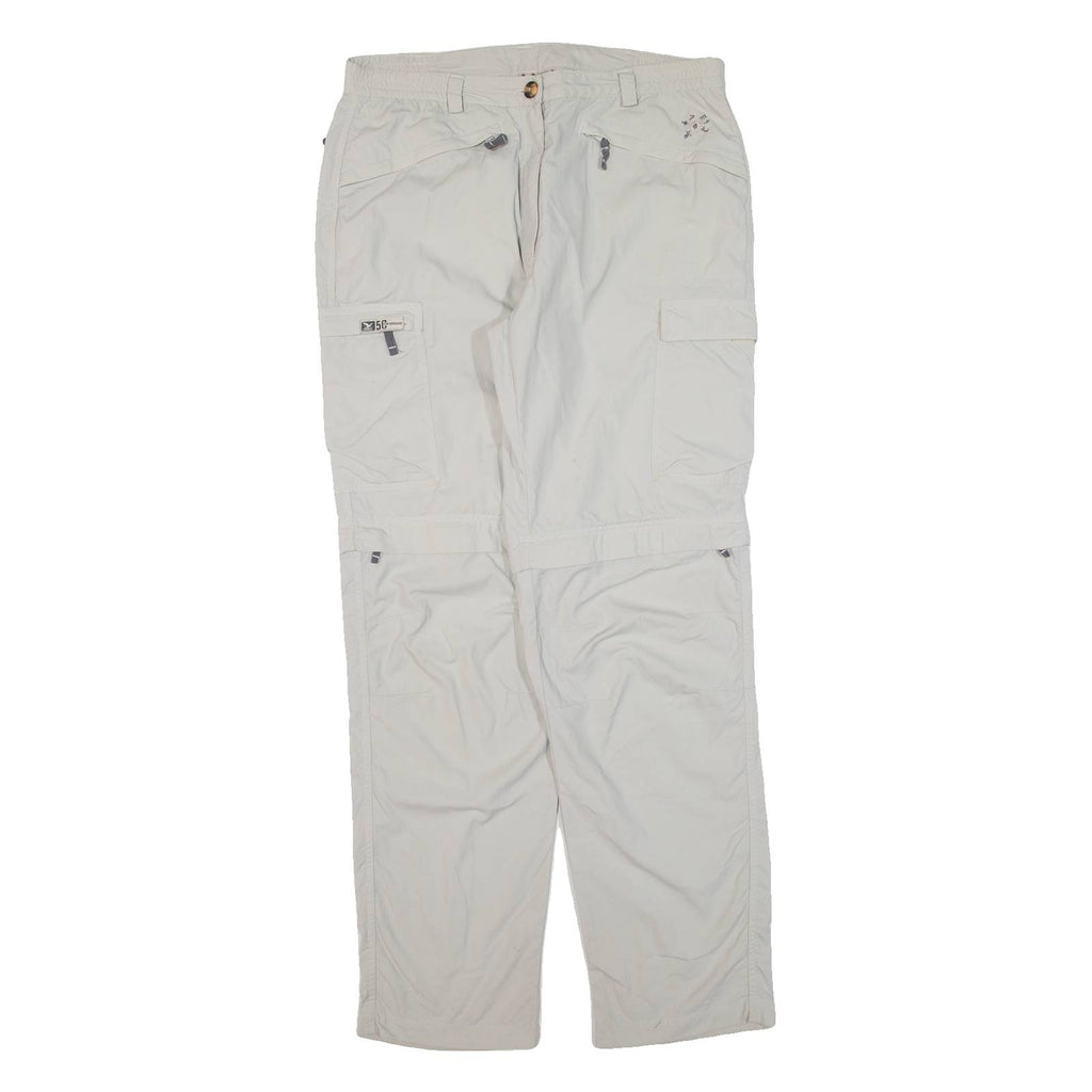 Outdoor Womens Trousers Grey Regular Straight 90s W32 L31