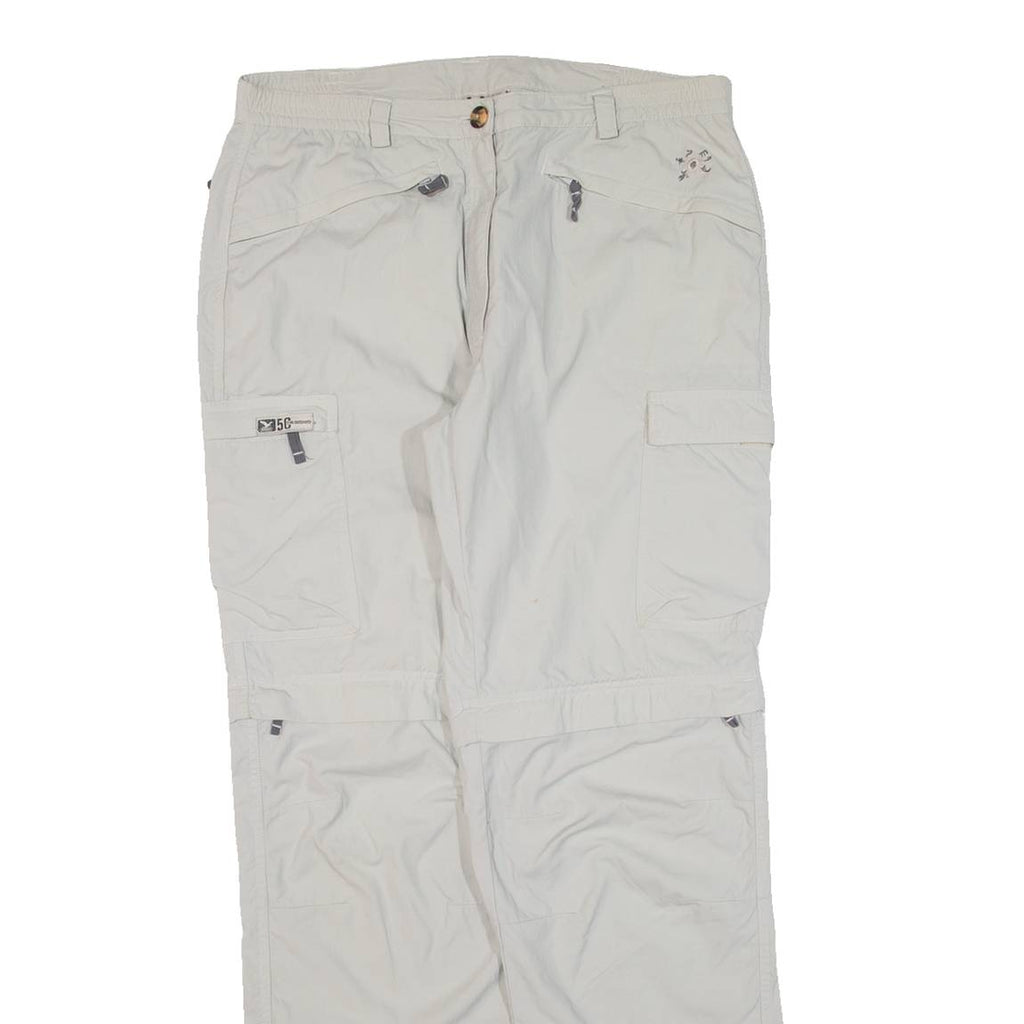 Outdoor Womens Trousers Grey Regular Straight 90s W32 L31
