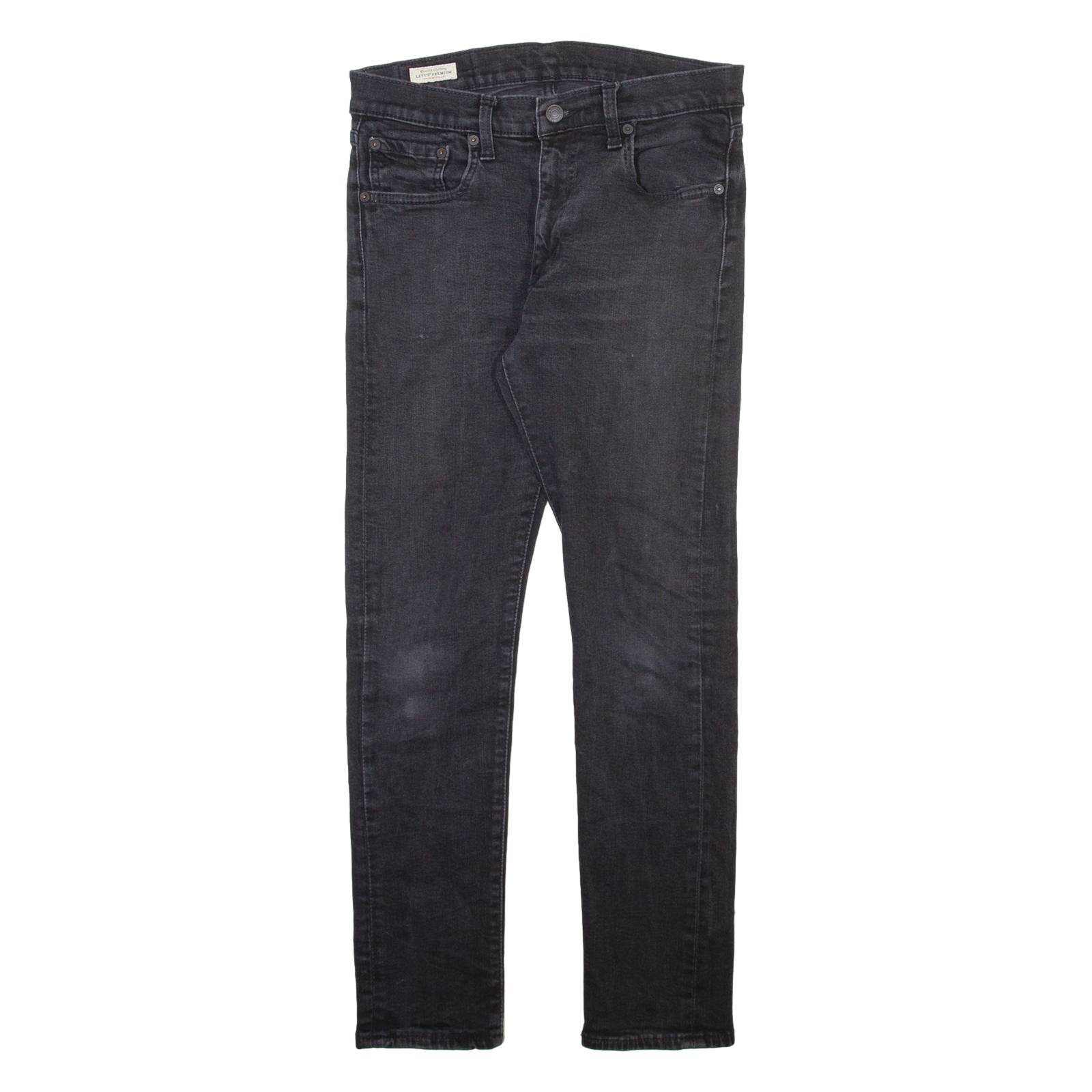 LEVI'S 519 BIG E Jeans Mens Grey Slim Skinny W29 L27
