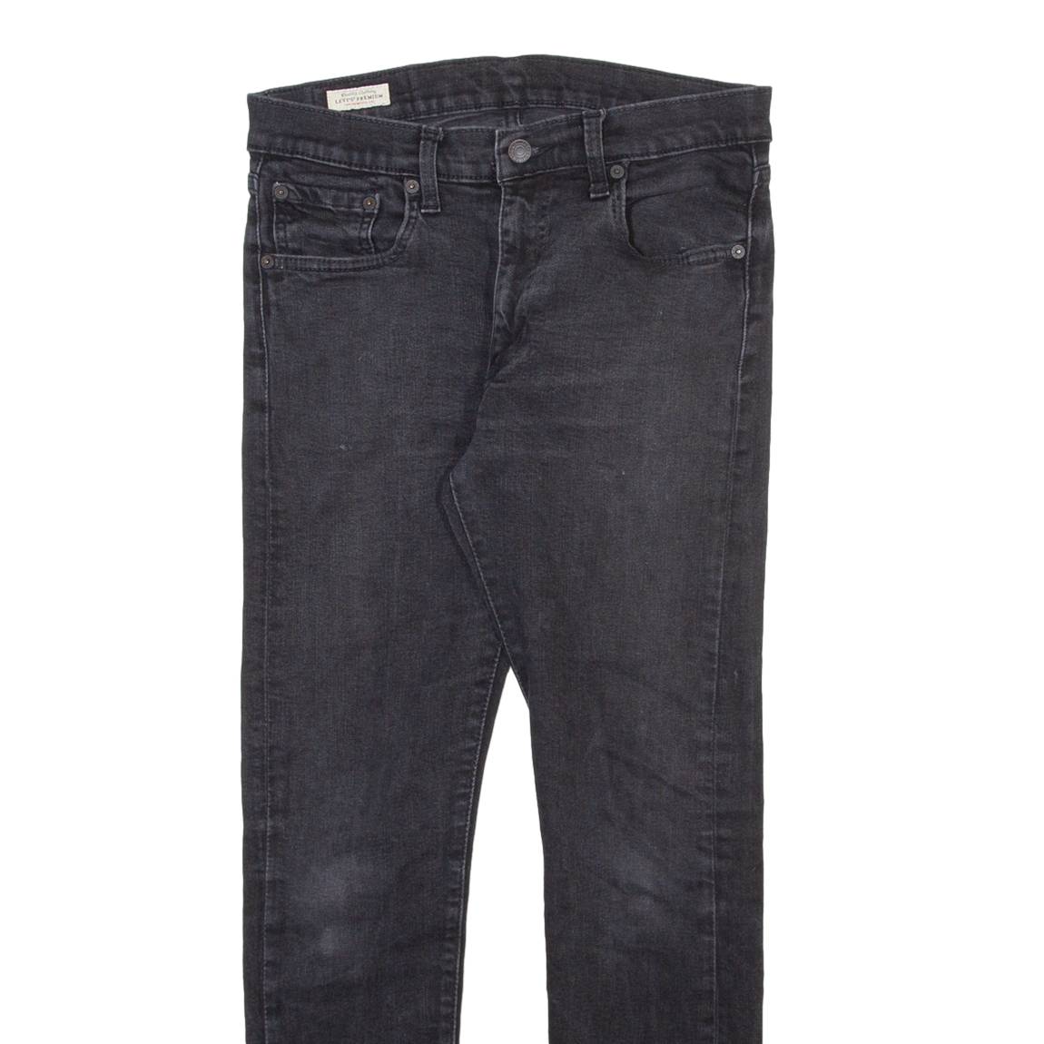LEVI'S 519 BIG E Jeans Mens Grey Slim Skinny W29 L27