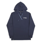 ADIDAS Womens Navy Blue Terrex Pullover Hoodie XS Lightweight Sportswear
