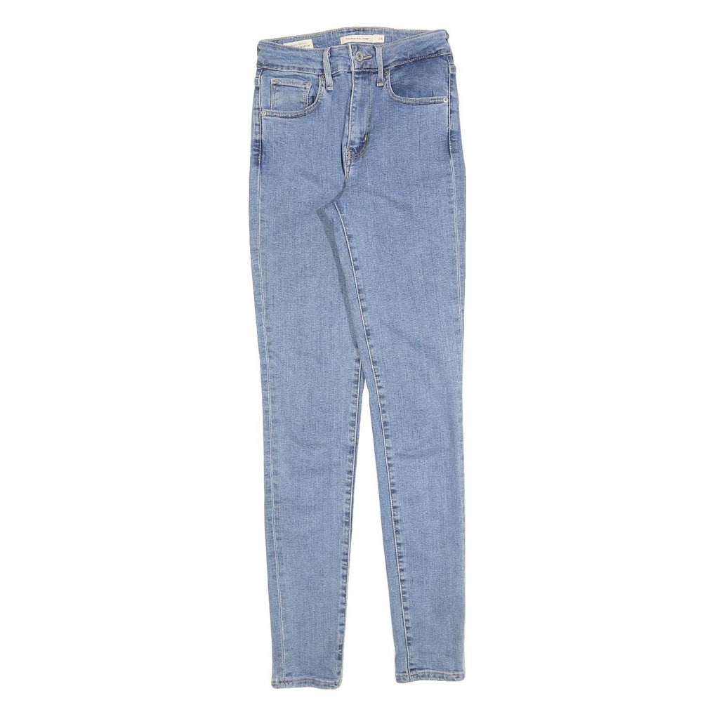 LEVI'S 721 Womens Slim Blue Denim Light W24 L30 Slim Fit Skinny Jeans