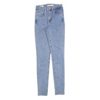 LEVI'S 721 Womens Slim Blue Denim Light W24 L30 Slim Fit Skinny Jeans