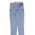 LEVI'S 721 Womens Slim Blue Denim Light W24 L30 Slim Fit Skinny Jeans