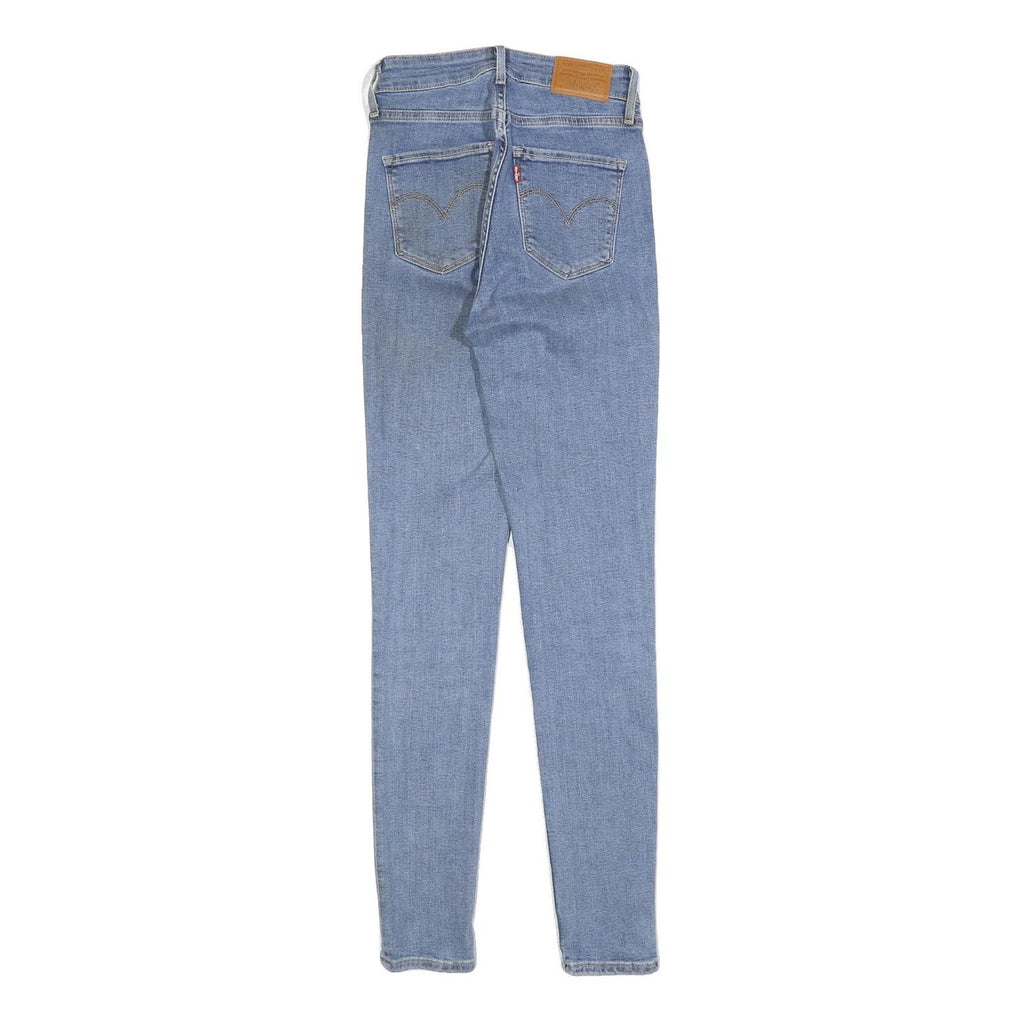 LEVI'S 721 Womens Slim Blue Denim Light W24 L30 Slim Fit Skinny Jeans