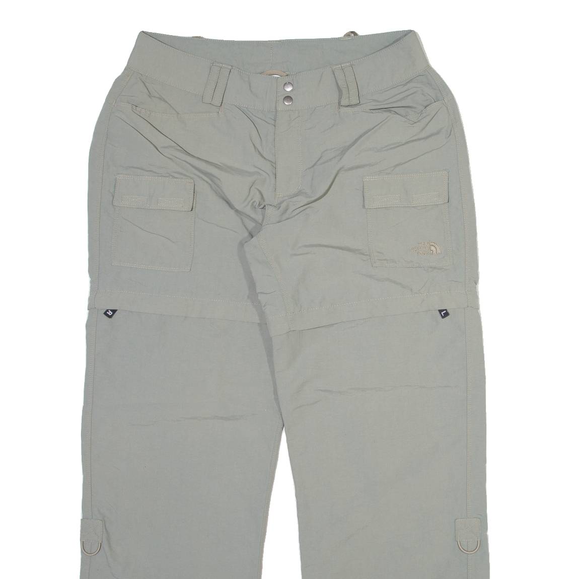 THE NORTH FACE Detachable Legs Womens Trousers Grey Regular Straight W30 L29
