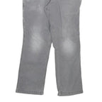 CARHARTT Mens Cotton Blend Grey Relaxed Fit Straight Leg Trousers W32 L28