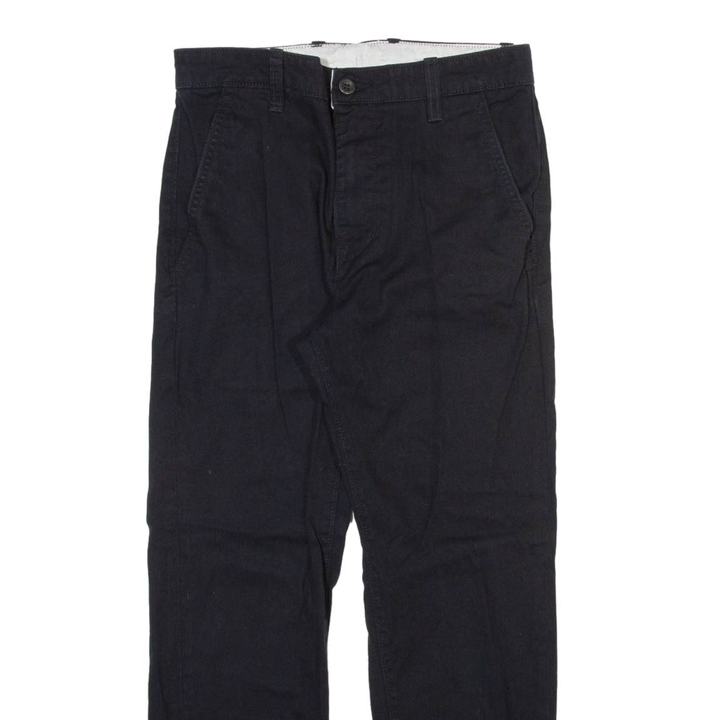 LEVI'S Mens Trousers Black Slim Straight W28 L26