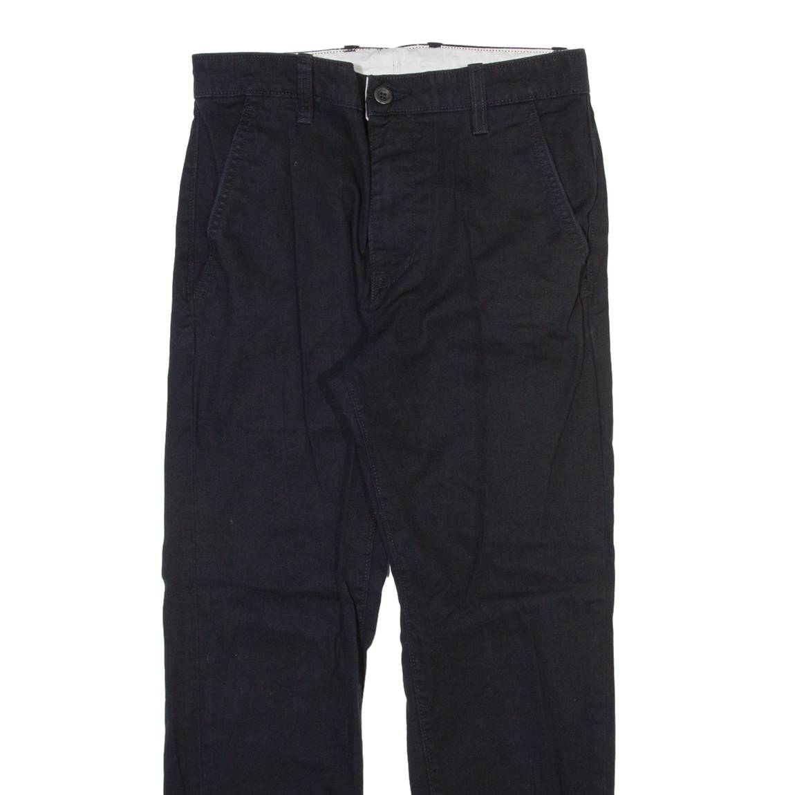 LEVI'S Mens Trousers Black Slim Straight W28 L26