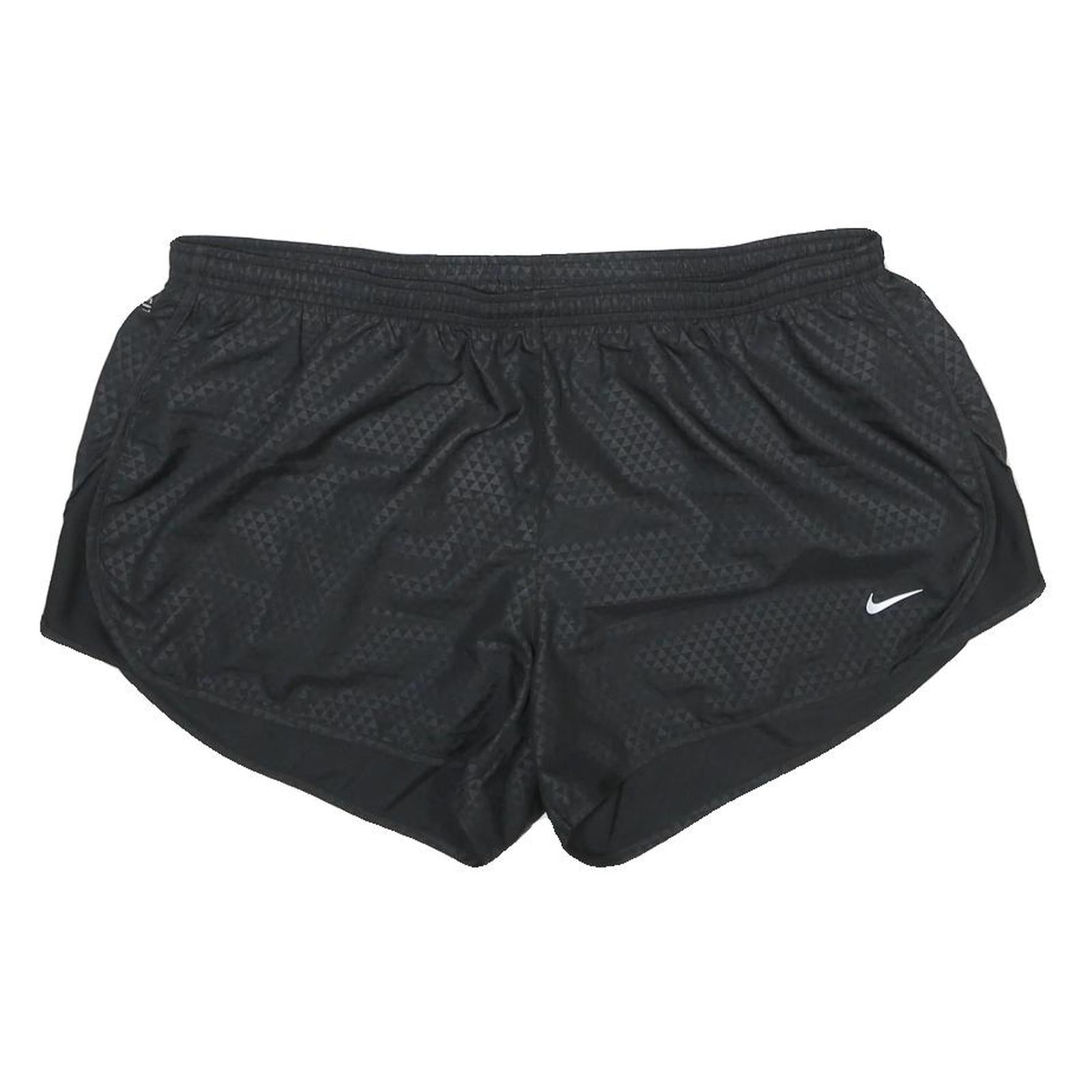 NIKE Womens Shorts Black XL W34 Sports Running Athletic Lightweight