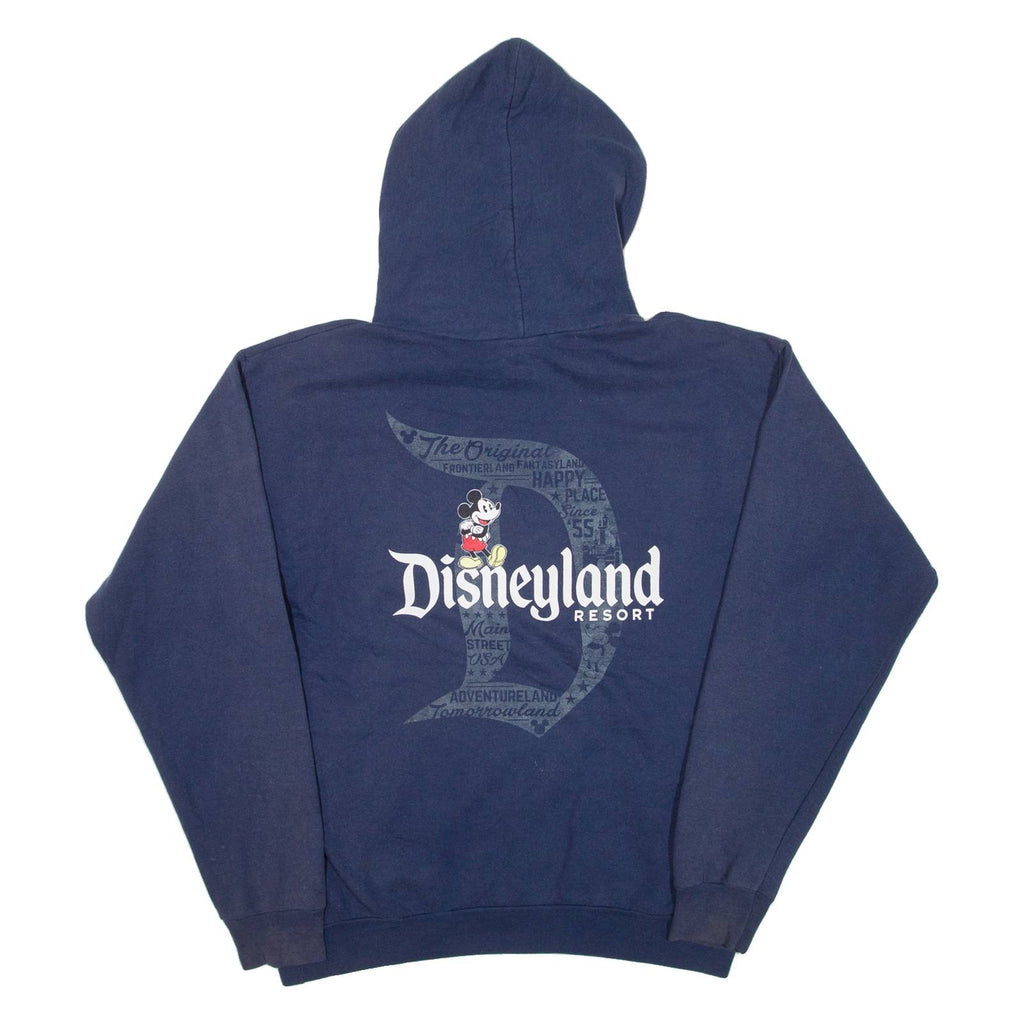 HANES Disney Mickey Mouse Womens Blue Hoodie 90s M