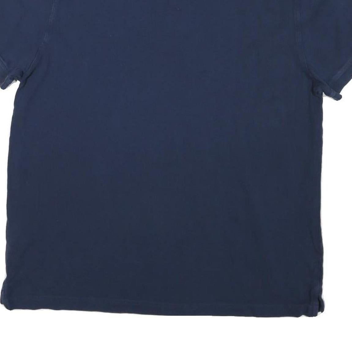 LEVI'S Mens Blue Short Sleeve Polo Shirt L Cotton Blend Casual Basic