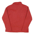 JACK WOLFSKIN Womens Red Quilted Jacket UK 10 Polyester Blend Outdoor Zip