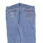 DICKIES Mens Regular Blue Denim Jeans W46 L26 Classic Cotton Blend Zip Pocket