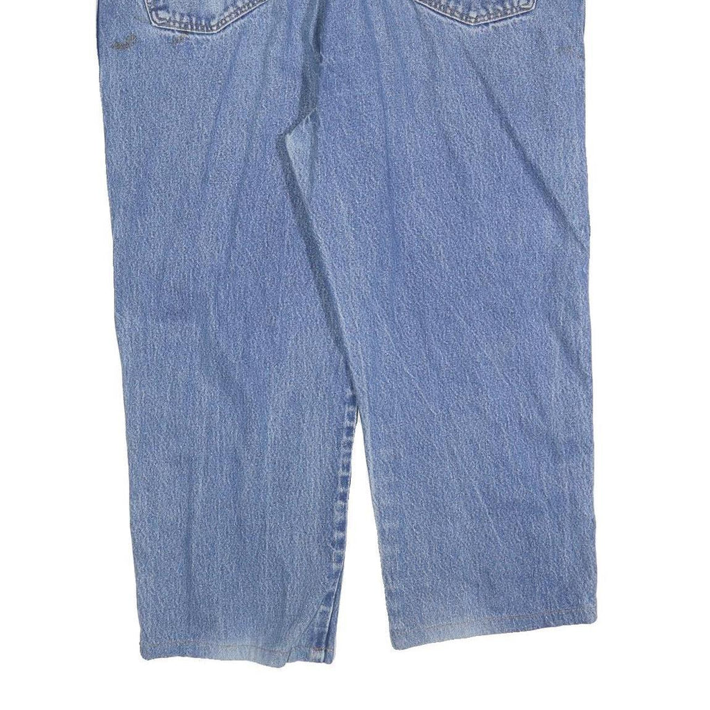 DICKIES Mens Regular Blue Denim Jeans W46 L26 Classic Cotton Blend Zip Pocket