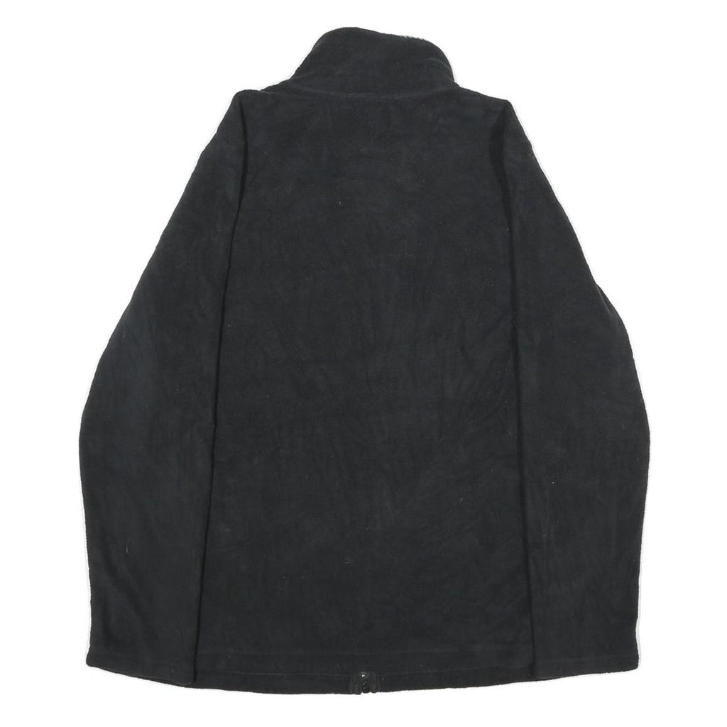 CHAPS Womens Black Jacket XL Polyester Zip Front Plain Casual