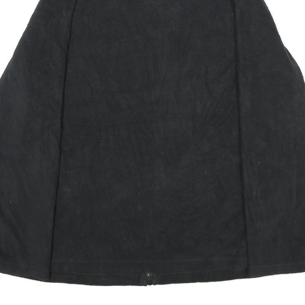 CHAPS Womens Black Jacket XL Polyester Zip Front Plain Casual