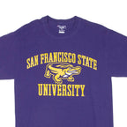 CHAMPION San Francisco State University Mens T-Shirt Purple USA M