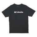 COLUMBIA Mens Black Cotton Blend Logo Graphic T-Shirt M Short Sleeve Crew Neck