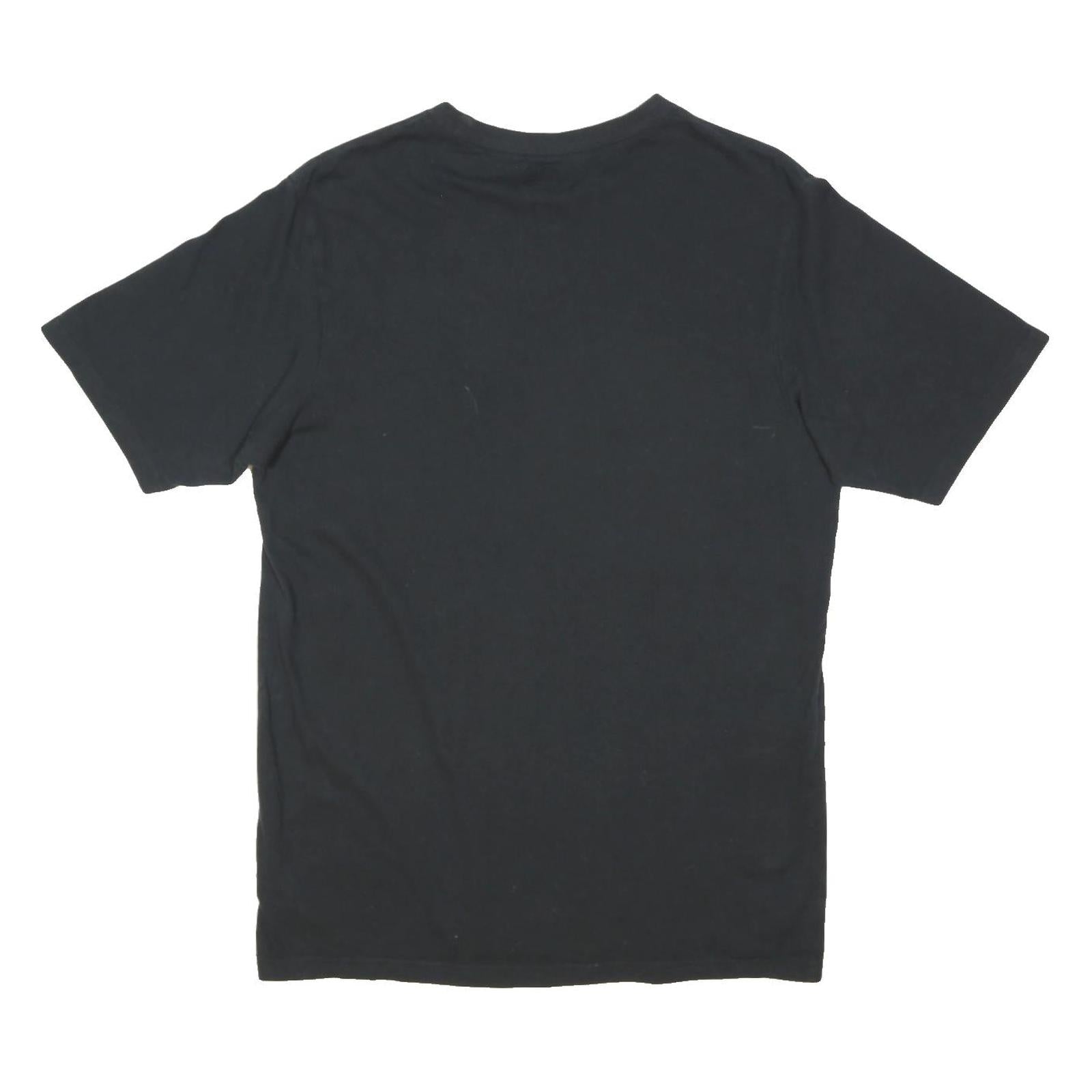 COLUMBIA Mens Black Cotton Blend Logo Graphic T-Shirt M Short Sleeve Crew Neck