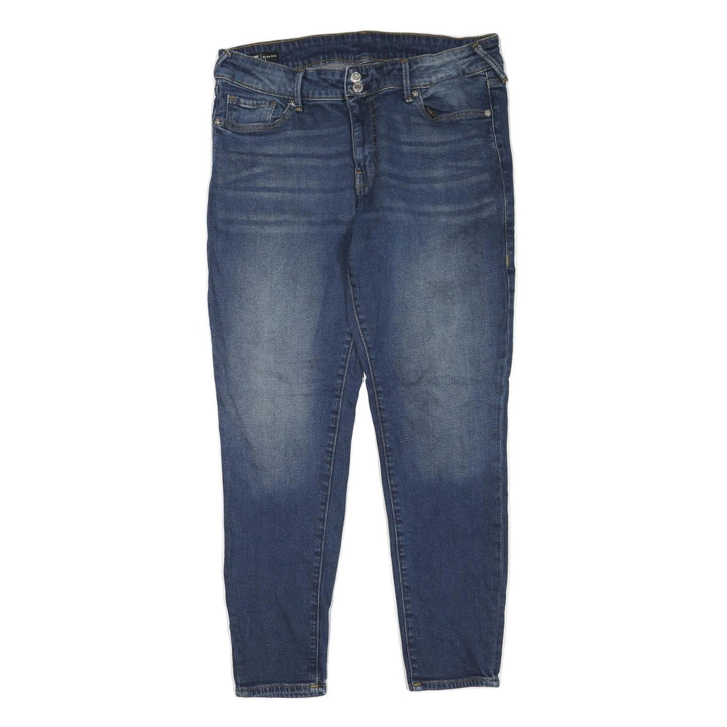 TRUE RELIGION Womens Jeans Blue Regular Skinny Denim Medium W34 L30 Stylish
