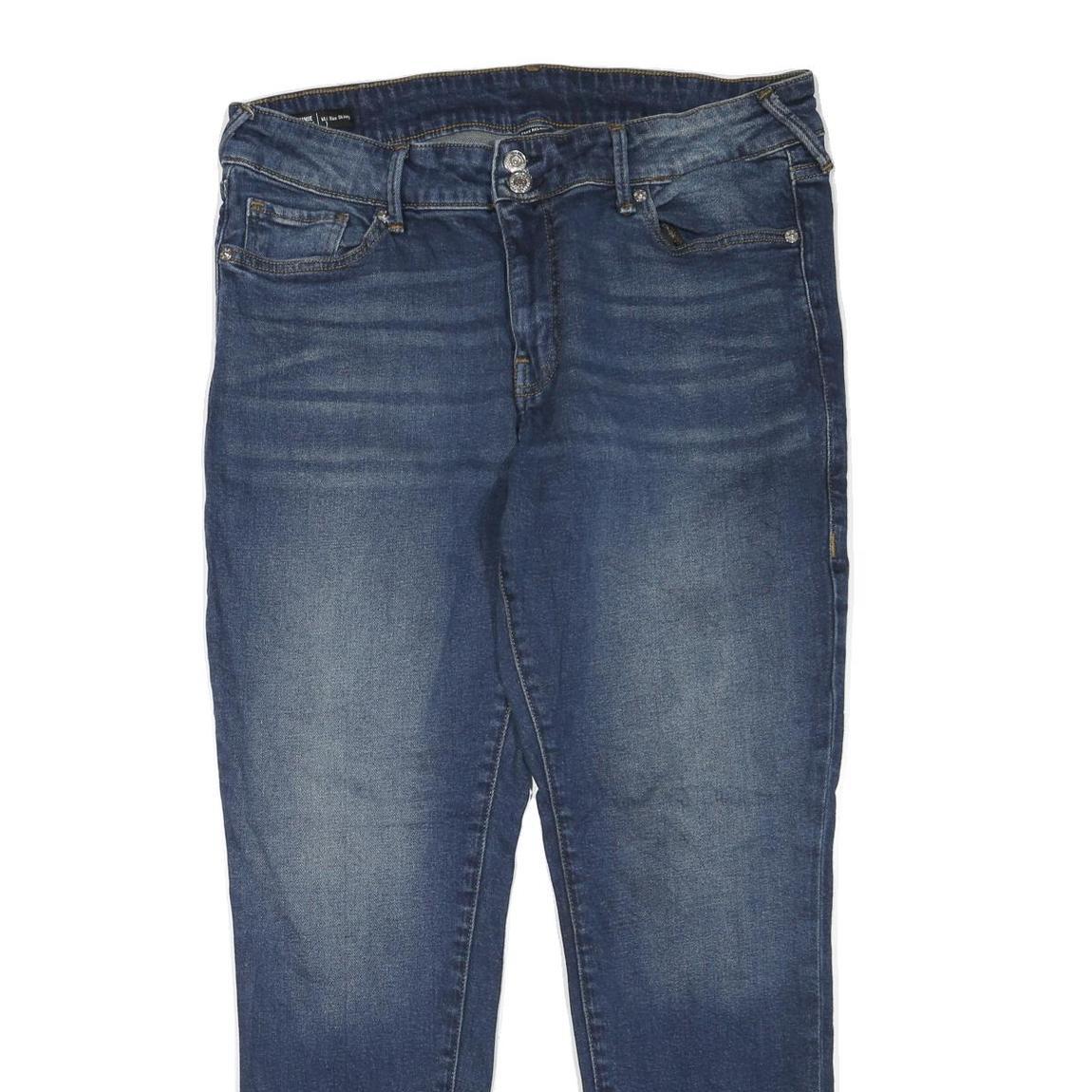 TRUE RELIGION Womens Jeans Blue Regular Skinny Denim Medium W34 L30 Stylish