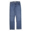 WRANGLER Mens Regular Fit Blue Cotton Denim Jeans W29 L32 Classic Zip Closure