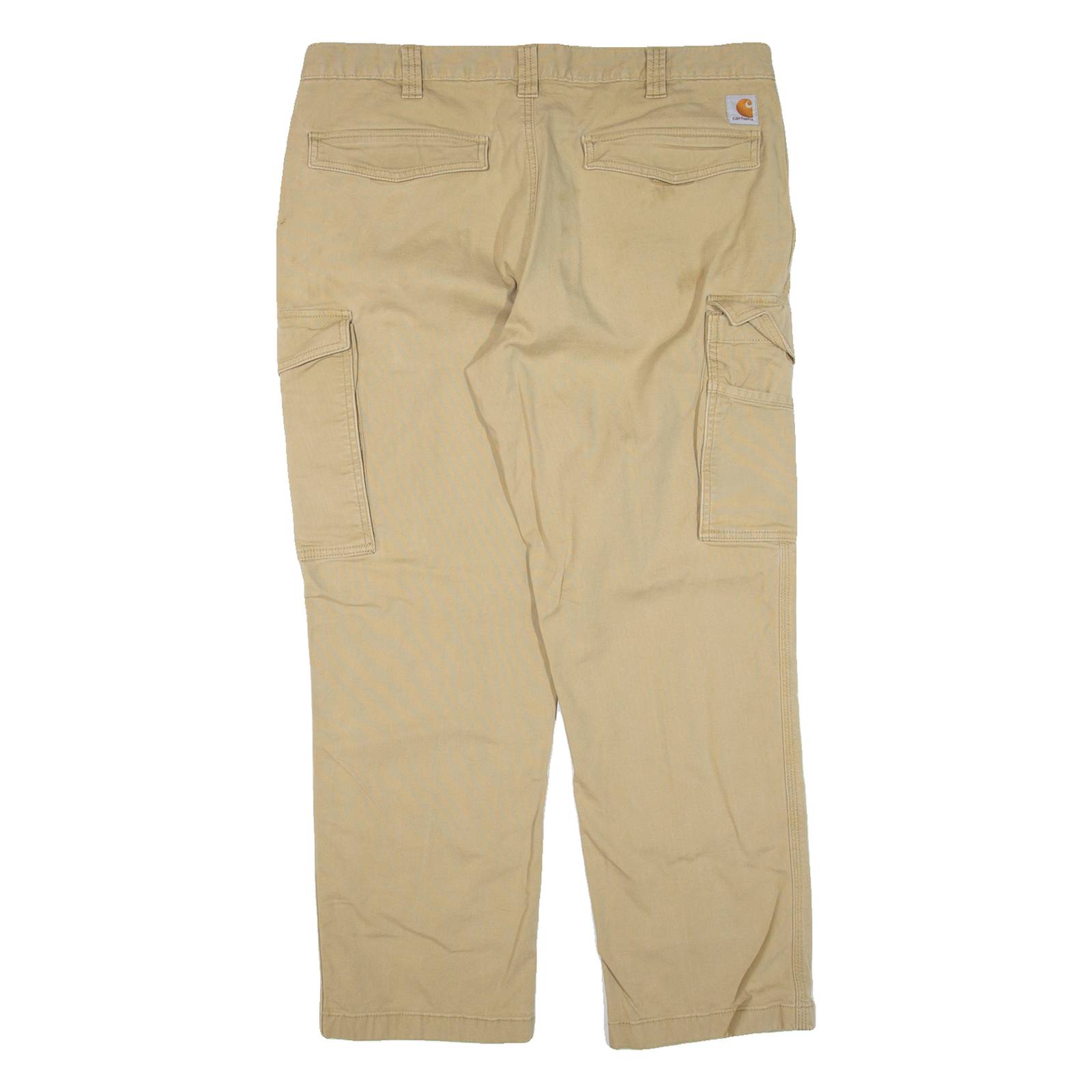 CARHARTT Cargo Workwear Mens Trousers Beige Relaxed Straight W38 L30