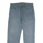LEVI'S 501XX Mens Light Blue Regular Straight Denim Stone Wash Jeans W38 L29