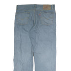 LEVI'S 501XX Mens Light Blue Regular Straight Denim Stone Wash Jeans W38 L29