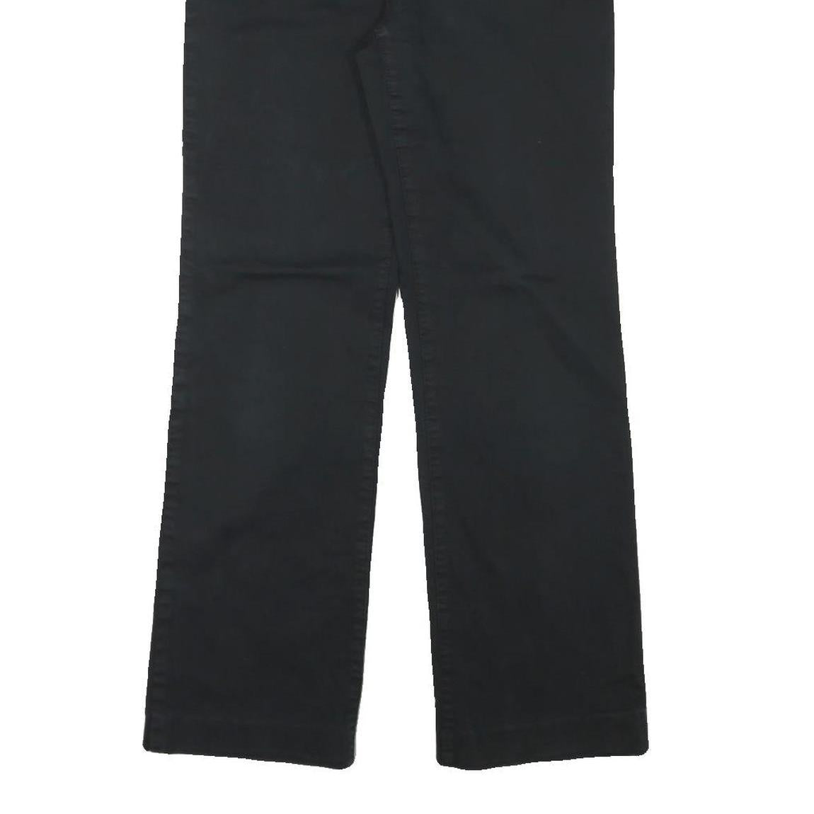 VERSACE JEANS COUTURE Womens Black Regular Straight Denim W26 L29 Zip Cotton