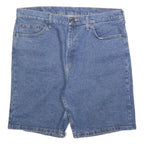 WRANGLER Mens Denim Blue Casual Shorts L W36 Comfortable Classic Fit