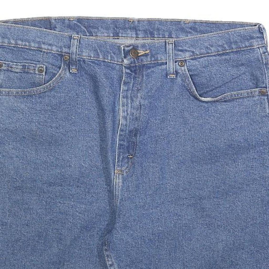 WRANGLER Mens Denim Blue Casual Shorts L W36 Comfortable Classic Fit