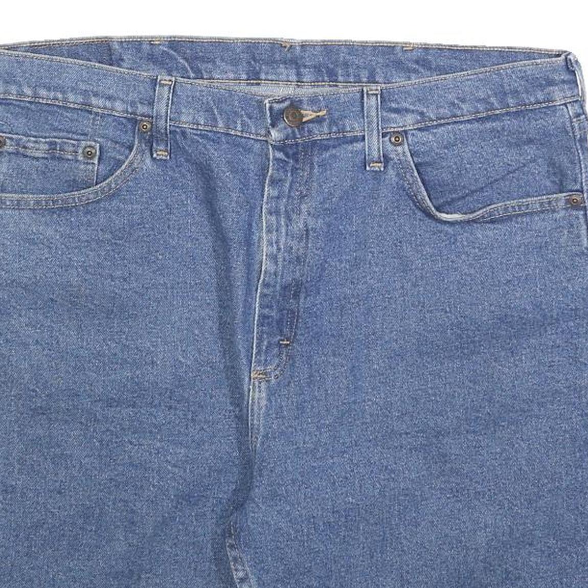 WRANGLER Mens Denim Blue Casual Shorts L W36 Comfortable Classic Fit