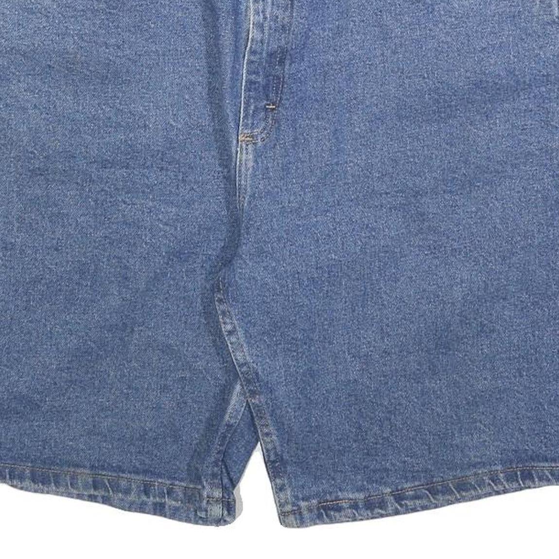 WRANGLER Mens Denim Blue Casual Shorts L W36 Comfortable Classic Fit