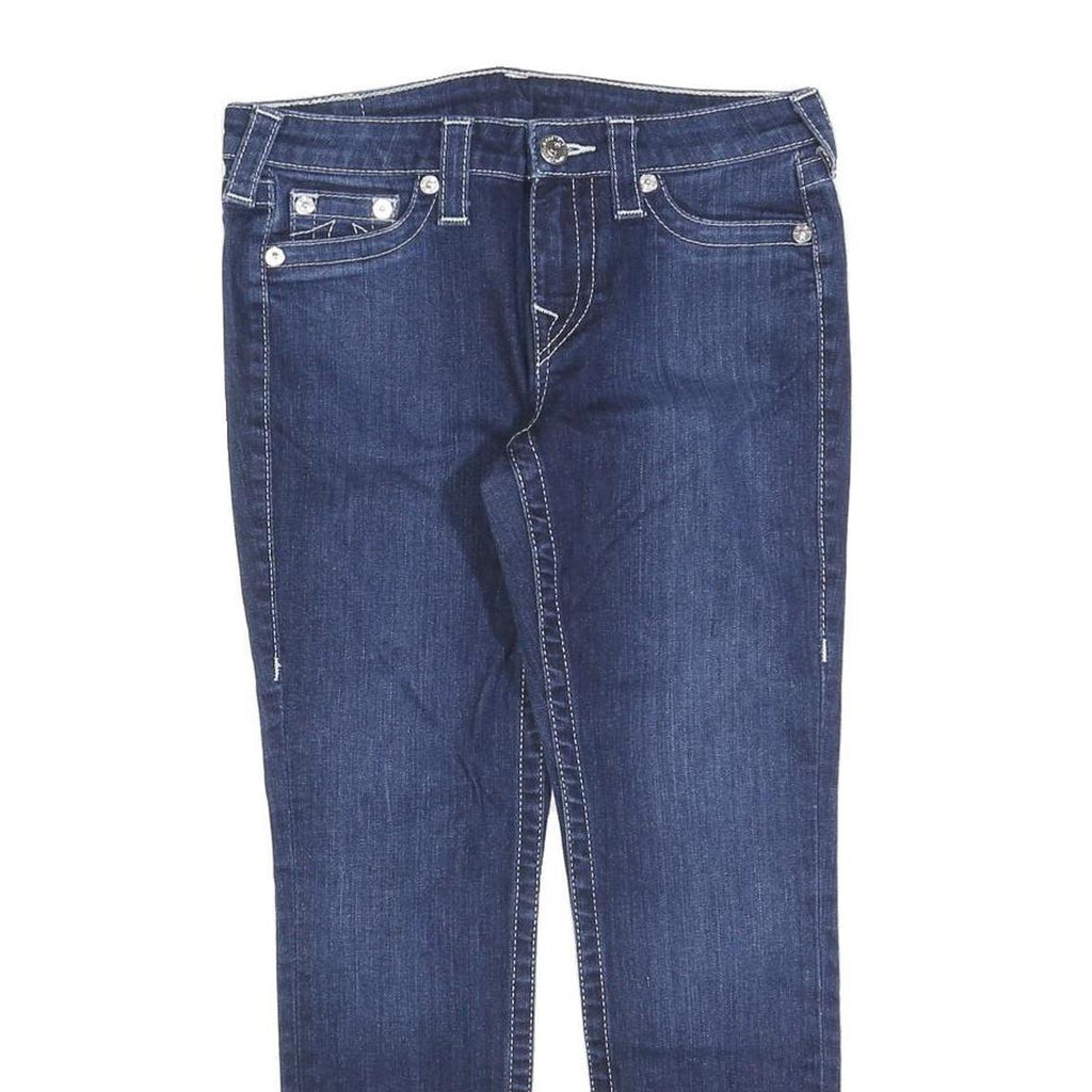 TRUE RELIGION Womens Jeans Blue Slim Skinny Denim Medium W30 L26 Stylish