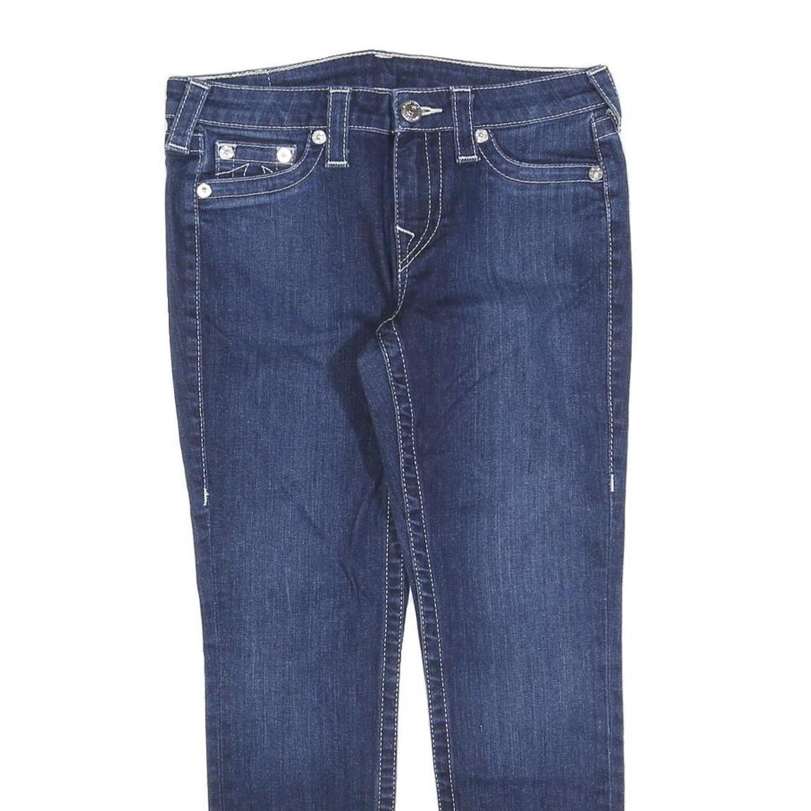 TRUE RELIGION Womens Jeans Blue Slim Skinny Denim Medium W30 L26 Stylish