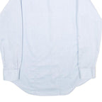 PROSPERO Mens Blue Shirt M Polyester Blend Formal Long Sleeve Button Down