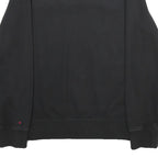 CHAMPION Mens Black Crew Neck M Cotton Logo Sweatshirt Casual Pullover