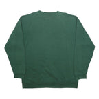 MICKEY INC Mens Green Sweater Crew Neck L Classic Cotton Blend Sweatshirt