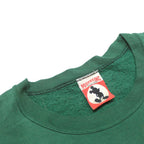 MICKEY INC Mens Green Sweater Crew Neck L Classic Cotton Blend Sweatshirt