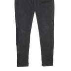 LEVI'S 711 Skinny Womens Jeans Black Slim Denim Raw W27 L32 Stretch Comfort