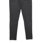 LEVI'S 711 Skinny Womens Jeans Black Slim Denim Raw W27 L32 Stretch Comfort