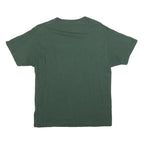 CHAMPION Mens Green Wayne State Graphic T-Shirt L Short Sleeve Crew Neck