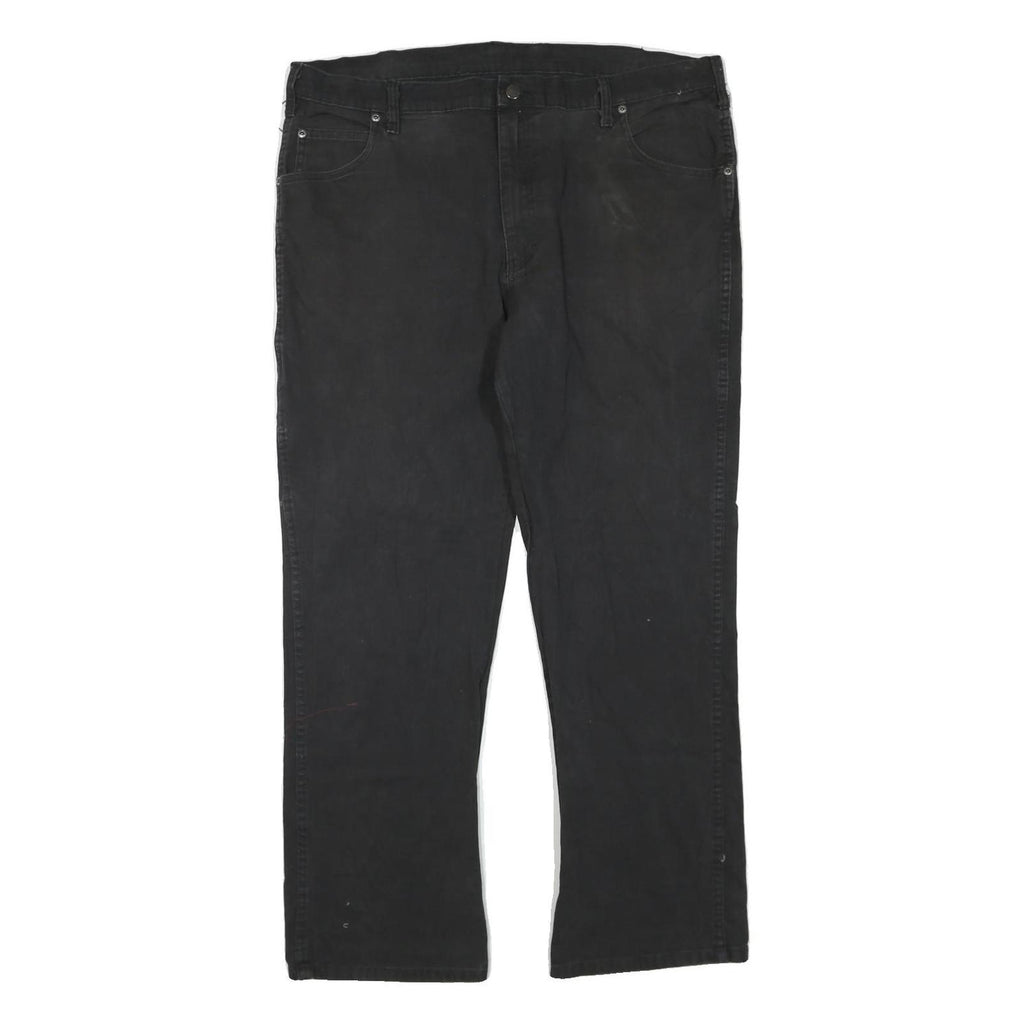 DICKIES Mens Regular Black Denim Cotton Blend Jeans W40 L30 Workwear Casual