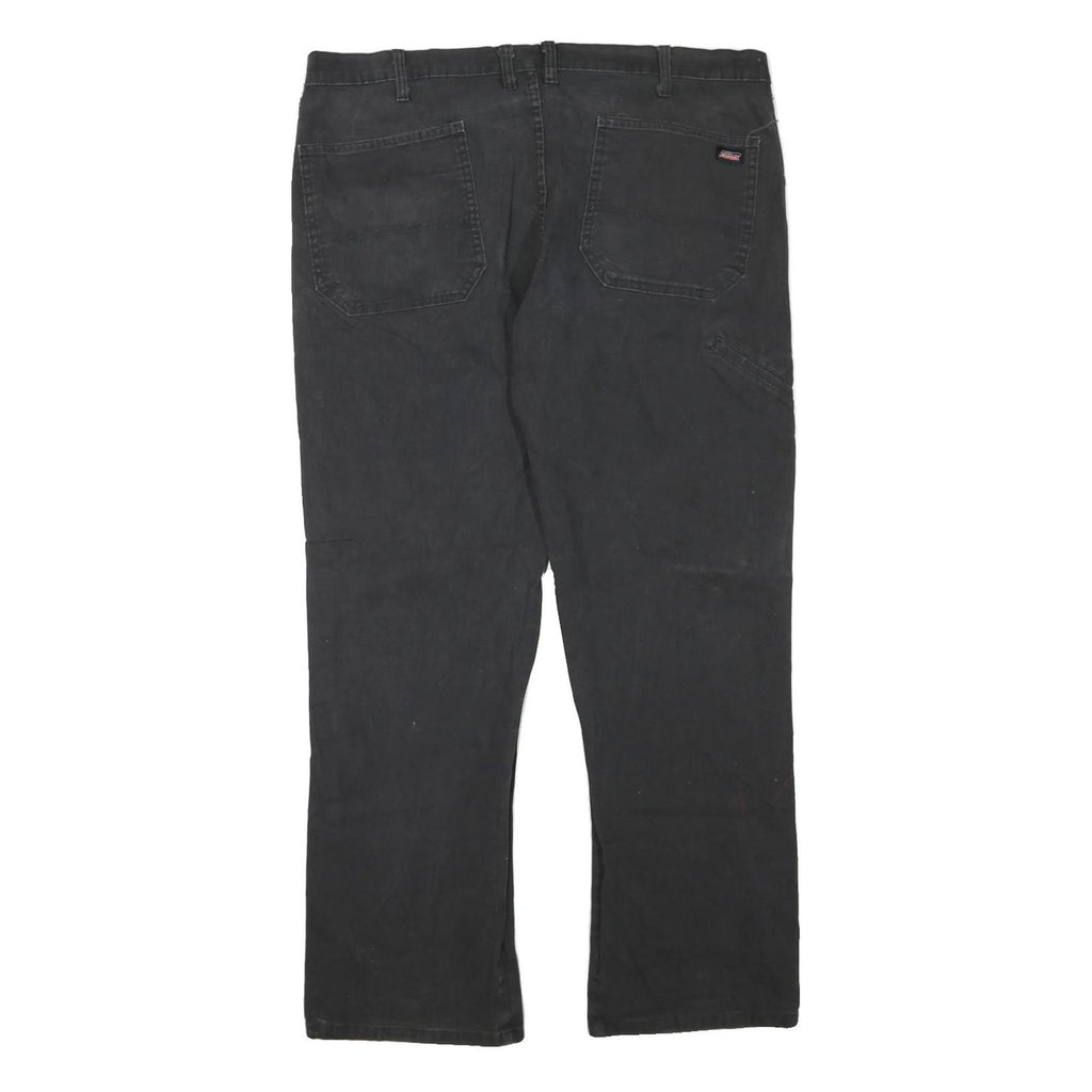 DICKIES Mens Regular Black Denim Cotton Blend Jeans W40 L30 Workwear Casual